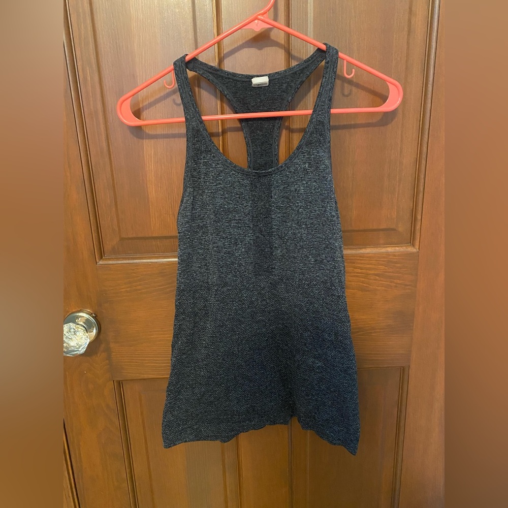 Dark Gray, Racerback Workout Top from Champion in Size Small
